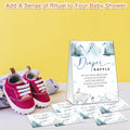 Christmas Baby Shower Game 50 Pink Truck Diaper Raffle Tickets with Sign by Deal US