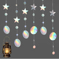Giantree 65Ft Iridescent Star Circle Dot Garland 5Pcs Wedding Party Decor by Deal US