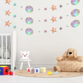 Giantree 65Ft Iridescent Star Circle Dot Garland 5Pcs Wedding Party Decor by Deal US