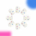 RIICFDD 24pcs Short Square Press On Nails Nude Pink Floral Glossy Style 18 by Deal US