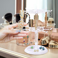 Ysmooiuy 11JJ1 White Rotating Necklace Holder Organizer Jewelry Stand by Deal US