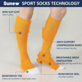 Sunew Boys Sports Socks Small 3 Pairs Knee High Moisture Wicking Athletic by Deal US