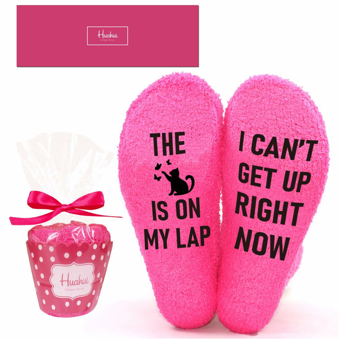 Huahui Cat Lover Socks Women Christmas Gift Novelty Cat Mom Animal Lovers by Deal US