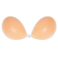 BoobyBear Sticky Bra Nude B Cup Strapless Backless Reusable Silicone Bra by Deal US
