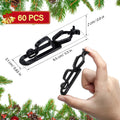 Blulu Light Hooks Green 60pcs Compatible with C9 C7 C6 Outdoor Clips by Deal US