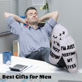 ZXGXLAW Funny 'I'm Not Sleeping' Socks for Dad Men Grandpa – Single Pair by Deal US