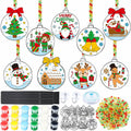Capoda 36 Sets Christmas Suncatchers Ornaments DIY Art Elegant Decorations by Deal US