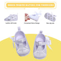 Booulfi Baby Girls Baptism Christening Shoes Booties White Size 12-18 Months by Deal US