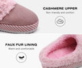 ONCAI Women's Fuzzy Suede Warm Winter Slippers Size 7 US Light Pink 2025 by Deal US