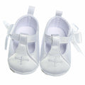 Booulfi Baby Girls Baptism Christening Shoes Booties White Size 12-18 Months by Deal US