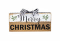 COLLECTIVE HOME Wooden Box Sign Merry Christmas Rustic Farmhouse Decor by Deal US