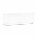 Royal Imports Acrylic Oval Flower Vase 4x12 Clear Non-Breakable Plastic by Deal US
