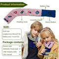 YISHIQI Kids Heated Scarf Rechargeable Neck Warmer with Power Bank by Deal US