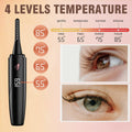 Sawjay Heated Eyelash Curler USB-C Rechargeable 4 Temp Settings Black by Deal US