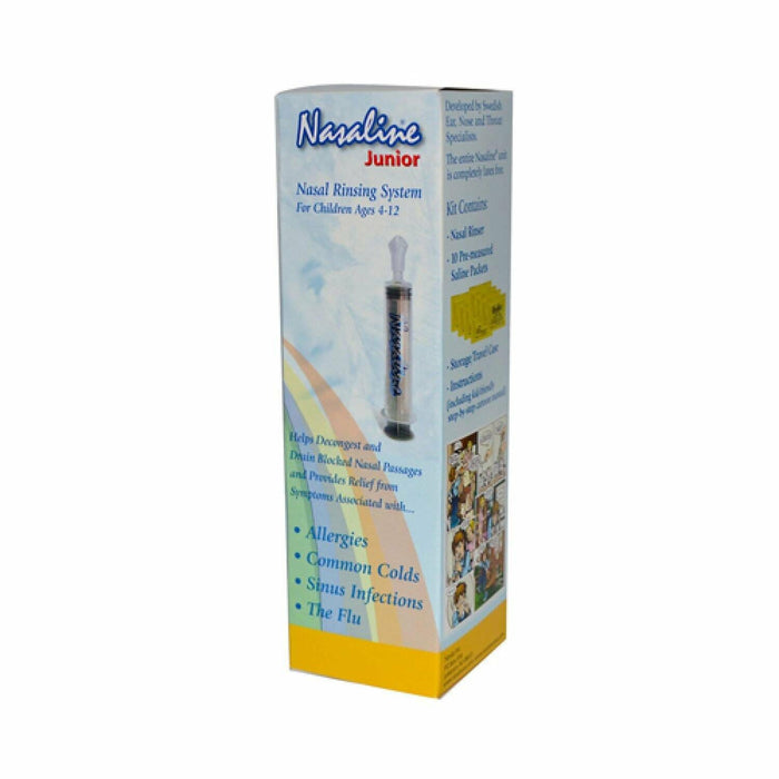BestBy04/27 Squip Nasaline Junior Irrigator Kit Nasal Rinsing System 1 Kit by Deal US