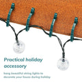 Queekay 100pcs Christmas Light Hooks Plastic Outdoor Clips Heavy Duty by Deal US