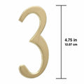 Whitehall Design-It House Number 2 Plaque – 4.75" Gold Finish by Deal US