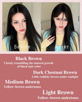 Axceroh Bangs Clip-in Fringe Extension Black Brown Wispy Real Human Hair by Deal US