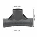 Pomya Pool T Connector Plastic Oval Replacement Joint Heavy Duty Secure Fit by Deal US