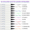 evpct 2Pc Waterproof Liquid Eyeliner Set Dark Green Long Lasting - New by Deal US