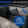 Upgrade Car Side Gap Filler Organizer Black with Cup Holder & Hooks by Deal US