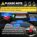 Upgrade Car Side Gap Filler Organizer Black with Cup Holder & Hooks by Deal US