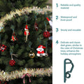 Queekay 100pcs Christmas Light Hooks Plastic Outdoor Clips Heavy Duty by Deal US