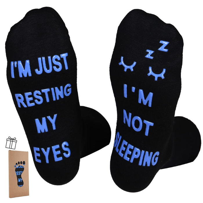 ZXGXLAW Men's Socks for Dad Grandpa Funny Gift Casual Crew Socks 1 Pair by Deal US