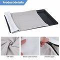 YeeBeny Dog Crate Pan Cover Reversible Quilted Fleece 29.92x18.89in by Deal US