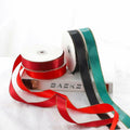 BAEKZ 1in Black Satin Ribbon Gold Edged 50 Yd Roll Flower Gift Decor by Deal US