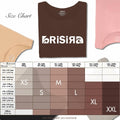 BRISIRA Women's Brown Long Sleeve Crop Top Slim Fit Scoop Neck Tee - Size M by Deal US