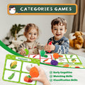 UNEEDE 3-in-1 STEM Sorting Toys Montessori Educational Game 70pcs New by Deal US