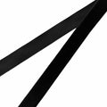 Abbaoww Black Velvet Ribbon 5/8 Inch Single Face 50 Yards Gift Wrapping by Deal US