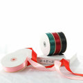 BAEKZ 1in Black Satin Ribbon Gold Edged 50 Yd Roll Flower Gift Decor by Deal US