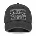 Rybicag 1964 Vintage Hat Cap for 61 Year Old Men Women Birthday Gift by Deal US