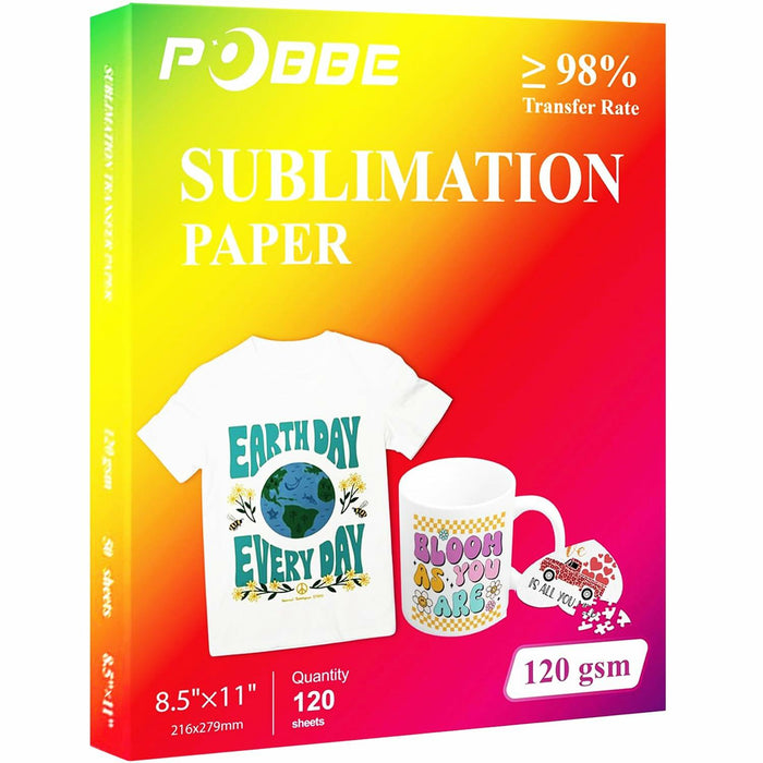 A-SUB Sublimation Paper 8.5x11in 120 Sheets 125gsm Heat Transfer Inkjet by Deal US
