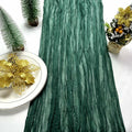 Booque Valley 3 Pack Green Cheesecloth Christmas Table Runner 35x120in Boho by Deal US