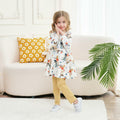 Aimaopao Toddler Girls Red Floral Tunic Top & Pants Set Size 6T by Deal US