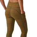 BASS OUTDOOR Women's Easy-Care Leggings with Thigh Pockets Military XS New by Deal US
