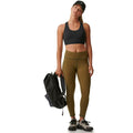 BASS OUTDOOR Women's Easy-Care Leggings with Thigh Pockets Military XS New by Deal US