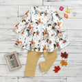 Aimaopao Toddler Girls Red Floral Tunic Top & Pants Set Size 6T by Deal US