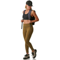 BASS OUTDOOR Women's Easy-Care Leggings with Thigh Pockets Military XS New by Deal US