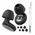 Reusable Ear Plugs 24dB Noise Reduction with Cleaning Pen for Sleep Travel by Deal US