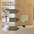 Rubber Door Stopper Wedge Black 4 Pack Sturdy Stackable Floor Door Stops by Deal US