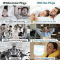 Reusable Ear Plugs 24dB Noise Reduction with Cleaning Pen for Sleep Travel by Deal US