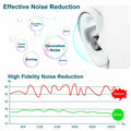 Reusable Ear Plugs 24dB Noise Reduction with Cleaning Pen for Sleep Travel by Deal US
