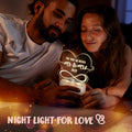 Percozzi Night Light LED Mr and Mrs Wedding Gift 2024 Couples Decor by Deal US