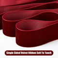 Khaki Velvet Ribbon 1/4" x 20 Yards Double Face for Crafts Gift Wrapping by Deal US