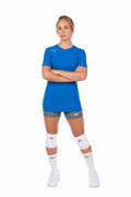 Mizuno Women's Attack Tee 3.0 Short Sleeve Volleyball Shirt Orange XL by Deal US