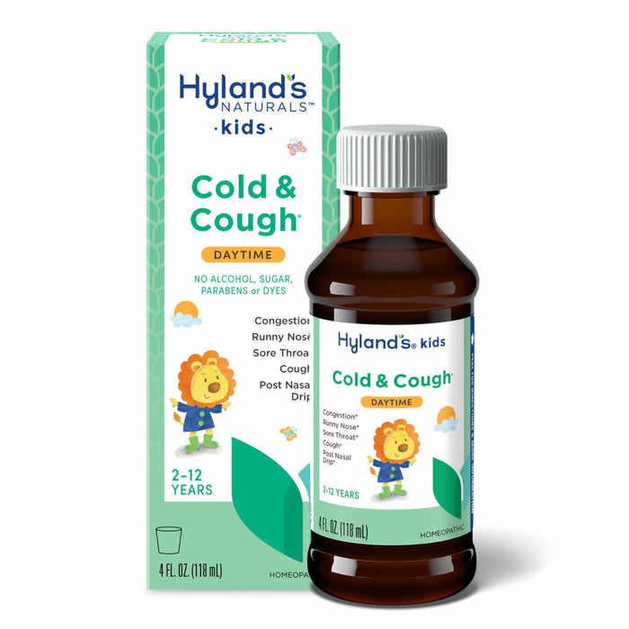 BestBy09/26 Hyland's Kids Cold & Cough Daytime Syrup Natural Relief 4oz by Deal US